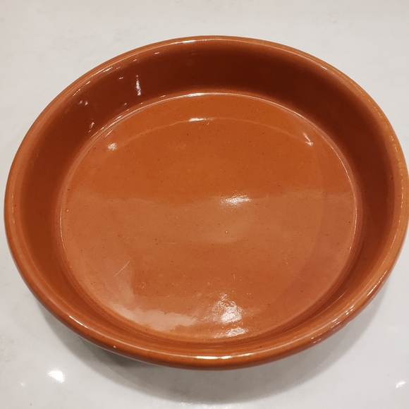 Vintage Bennington Potters 1883 Brown round stoneware dish - Picture 2 of 5